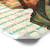 Poster van de wereldrondleiding (Hoek)