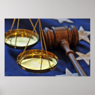 Poster van de wet en de orde