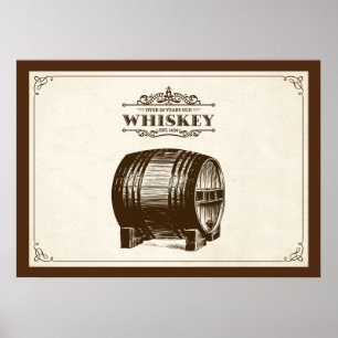 Poster van de whisky