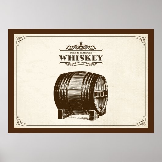  Poster van de whisky (Voorkant)