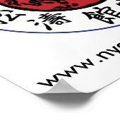 Poster van de wijze van leven Shotokan (Hoek)