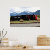 Poster van de witte pas Alaska (Keuken)