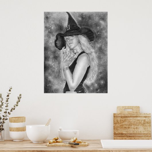 Poster van de witte witch (Keuken)