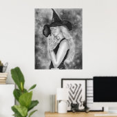 Poster van de witte witch (Thuiskantoor)