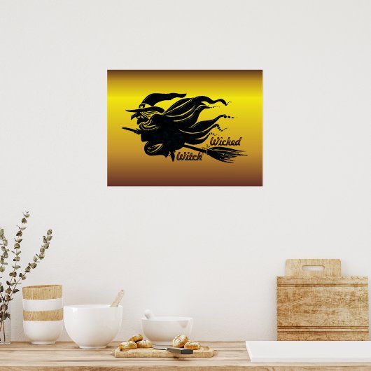 Poster van de witte witch (Keuken)