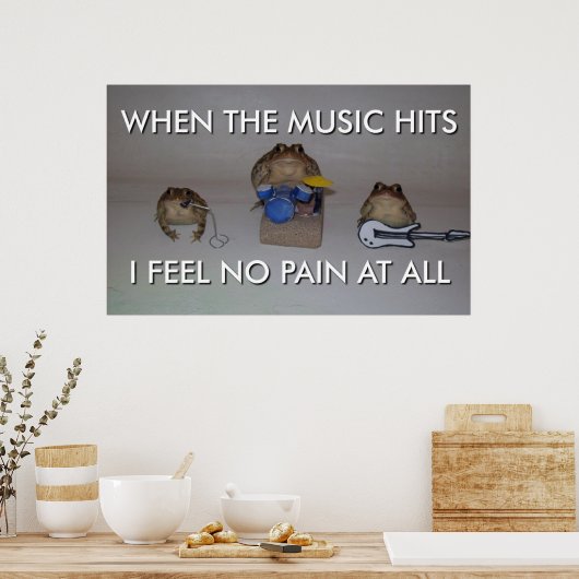 poster van de zeeflap (Keuken)