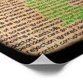 Poster van de ziekte van Lyme, ontkend, genegeerd (Hoek)