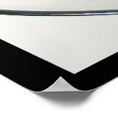 Poster van de zwarte chocolade-doos (Hoek)