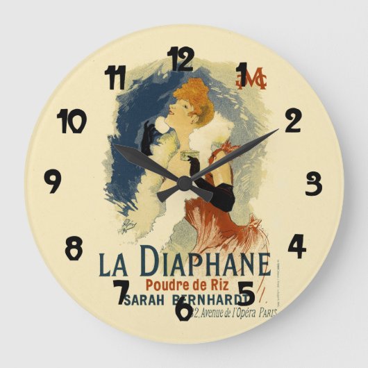 Poster van Diaphane Grote Klok (Voorkant)