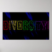 Poster van diversiteit (Voorkant)