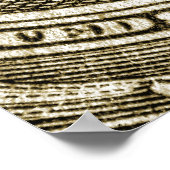 Poster van Dollar Bill Macro (Hoek)