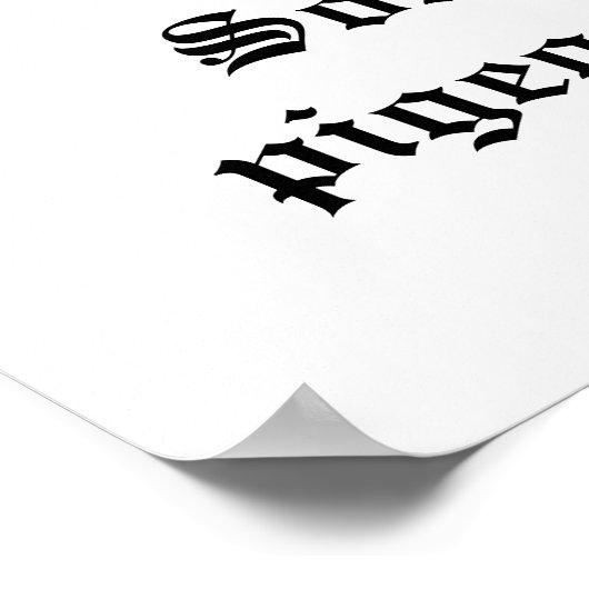 Poster van duif en beeld (Hoek)