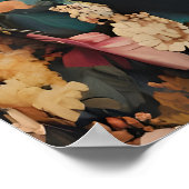 Poster van Duitse Staande Pointer in Pak, Duits (Hoek)