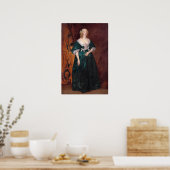 Poster Van Dyck - Anne Sophia Comtesse de Carnarvon (Cuisine)