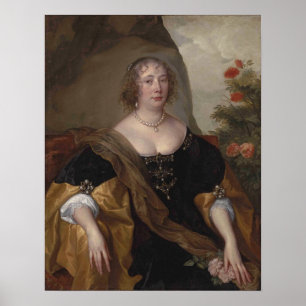 Poster Van Dyck - Beatrice Comtesse d'Oxford