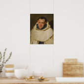 Poster Van Dyck - Carmelite Monk Head Et Épaules (Cuisine)