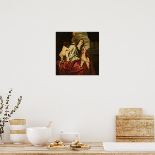 Poster Van Dyck - Charity (Cuisine)