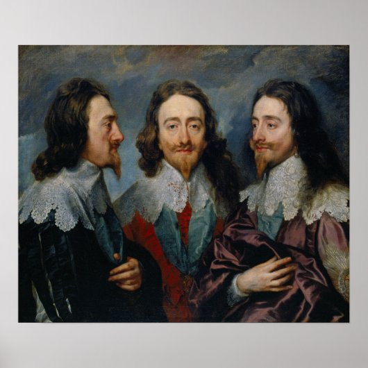 Poster Van Dyck - Charles I (Devant)
