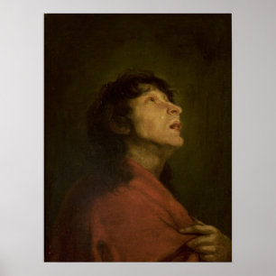 Poster Van Dyck - Chef De Saint Jean L'Évangéliste