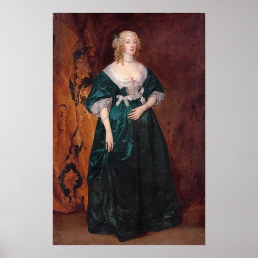 Poster Van Dyck - Comtesse Anne Sophia De Carnarvon (Devant)