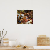 Poster Van Dyck - Course Des Baisers Jaunes Et Blueberry (Cuisine)