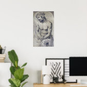 Poster Van Dyck - Étude de figure (Bureau à domicile)