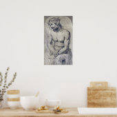 Poster Van Dyck - Étude de figure (Cuisine)