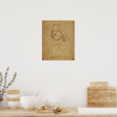 Poster Van Dyck - Étude de portrait (Cuisine)