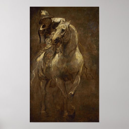 Poster Van Dyck - Homme À Cheval (Devant)