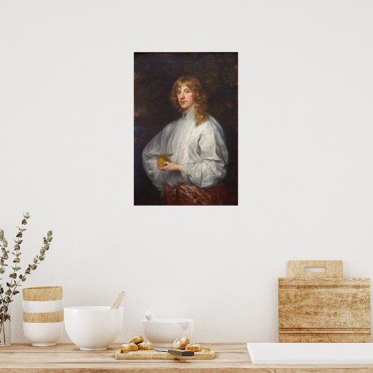 Poster Van Dyck - James Stuart Louvre (Cuisine)