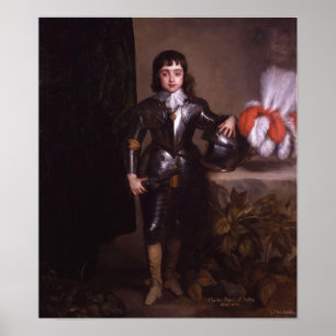 Poster Van Dyck - King Charles II