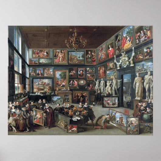 Poster Van Dyck - La Galerie De Cornelis Van Der Geest (Devant)