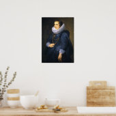 Poster Van Dyck - Lady inconnue (Cuisine)