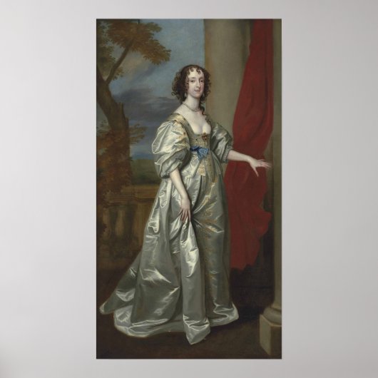 Poster Van Dyck - Margaret Smith plus tard Lady Herbert (Devant)