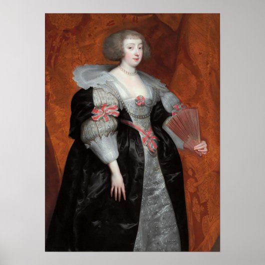 Poster Van Dyck - Marguerite De Lorraine (Devant)