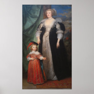 Poster Van Dyck - Marie Claire De Croy Dutchess D'Havre .