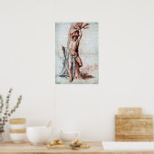 Poster Van Dyck - Martyr attaché à un arbre (Cuisine)