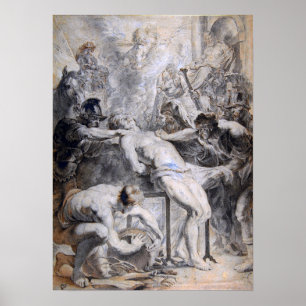 Poster Van Dyck - Martyr Du Saint-Laurent