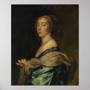 Poster Van Dyck - Penelope Lady Bayning Plus tard Lady He