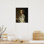 Poster Van Dyck - Portrait Cercle De Margaret Lemon (Cuisine)