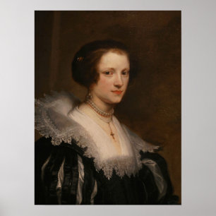 Poster Van Dyck - Portrait D'Anna Wake