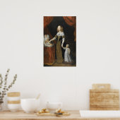 Poster Van Dyck - Portrait De Louise De La Valliere (Cuisine)