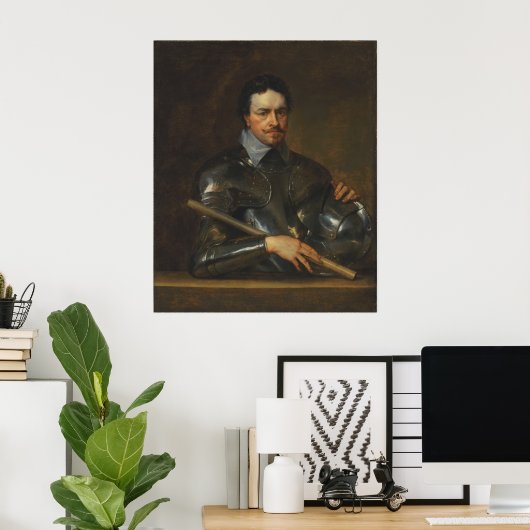 Poster Van Dyck - Portrait De Thomas Wentworth 1st Earl . (Bureau à domicile)