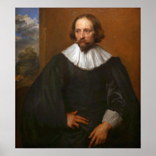 Poster Van Dyck - Portrait Des Symons De Quintijn