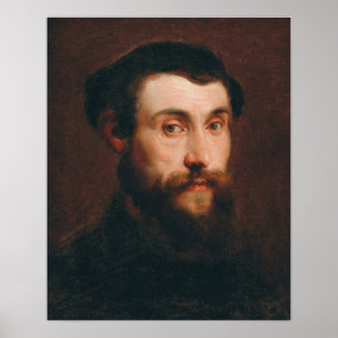 Poster Van Dyck - Portrait d'un jeune homme portant un ch