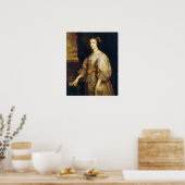 Poster Van Dyck - Reine Henrietta Maria (Cuisine)