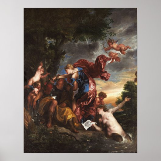 Poster Van Dyck - Rinaldo Et Armida (Devant)