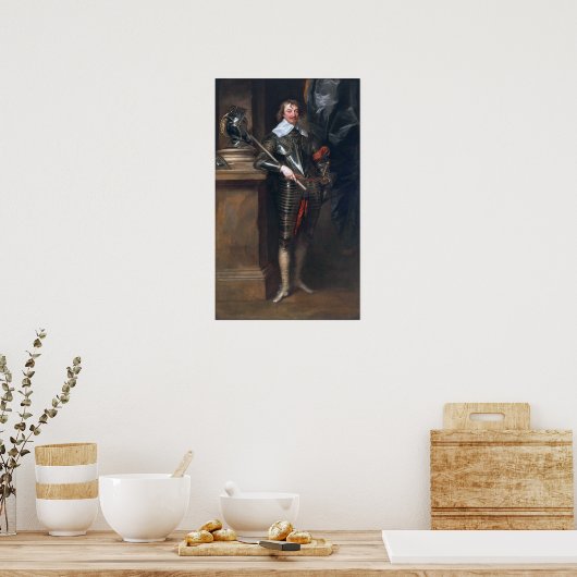 Poster Van Dyck - Robert Rich Deuxième comte de Warwick (Cuisine)