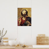 Poster Van Dyck - Salvator Mundi (Cuisine)