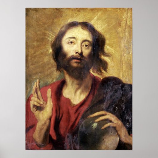 Poster Van Dyck - Salvator Mundi (Devant)